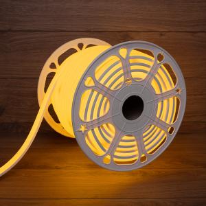 Гибкий неон LED SMD, форма – D, 16х16мм, желтый, 144 LED/м, бухта 50 м